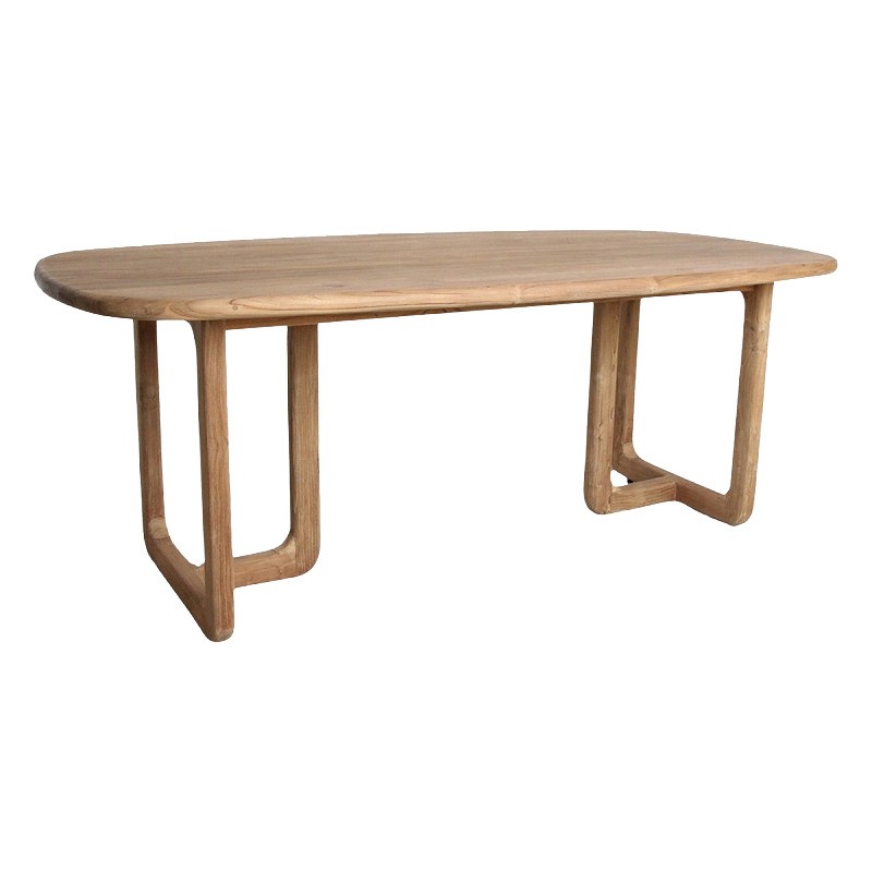 DINING TABLE INV TEAK 240
